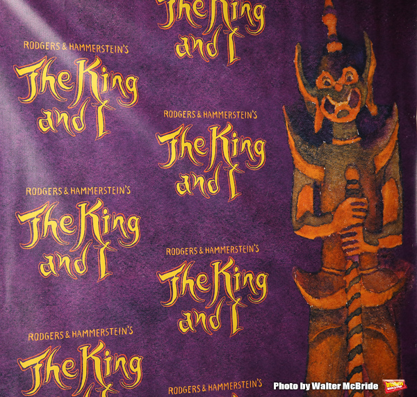 Daniel Dae Kim and Marin Mazzie pose for photographs during 'The King and I' new cast Photo