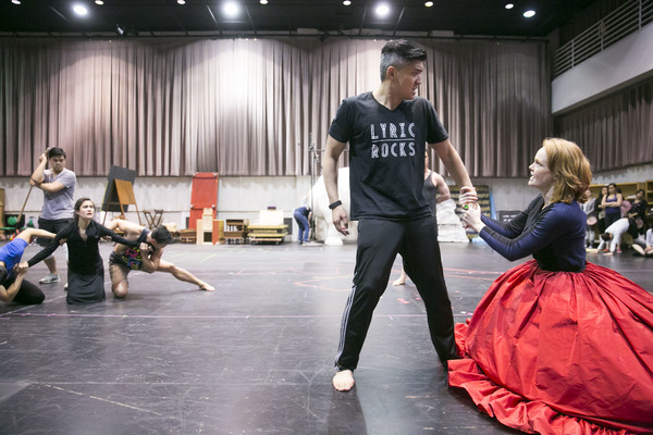 Photo Flash: In Rehearsal with Kate Baldwin, Paolo Montalban and More for THE KING AND I at the Lyric Image