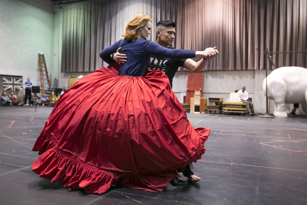 Photo Flash: In Rehearsal with Kate Baldwin, Paolo Montalban and More for THE KING AND I at the Lyric Image