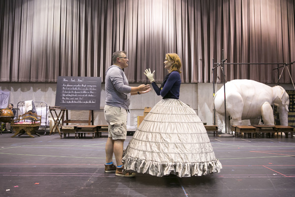 Photo Flash: In Rehearsal with Kate Baldwin, Paolo Montalban and More for THE KING AND I at the Lyric Image