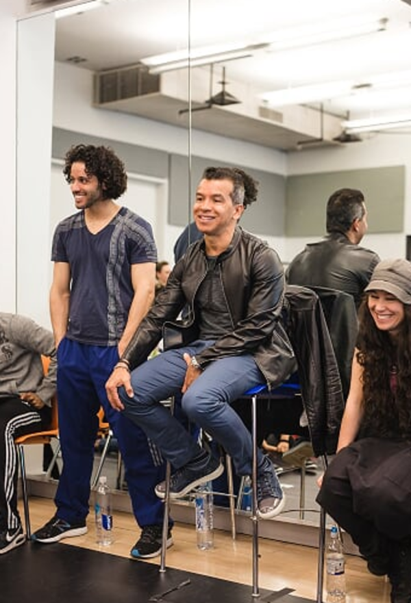 Photo Flash: Sergio Trujillo Visits Rehearsal for R.Evolucion Latina's BOUTIFUL Image
