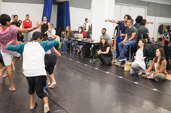 Photo Flash: Sergio Trujillo Visits Rehearsal for R.Evolucion Latina's BOUTIFUL Image