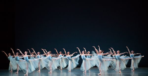 Miami City Ballet dancers in SERENADE. Choreography by George Balanchine, Copyright T Photo