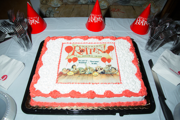 Photo Coverage: SOMETHING ROTTEN Celebrates First Year on Broadway with Shakespeare Selfie Image