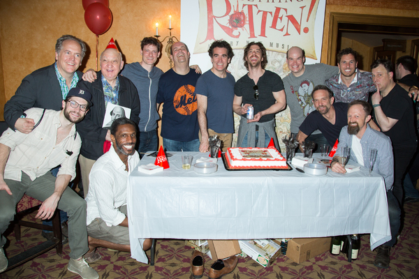 Photo Coverage: SOMETHING ROTTEN Celebrates First Year on Broadway with Shakespeare Selfie Image