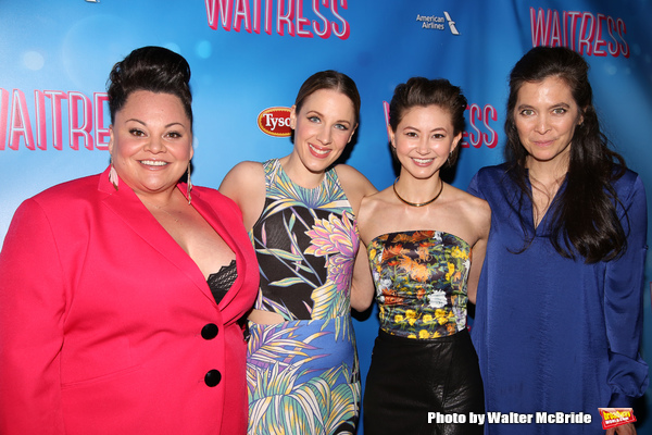 Keala Settle, Jessie Mueller, Kimiko Glenn and Diane Paulus  Photo