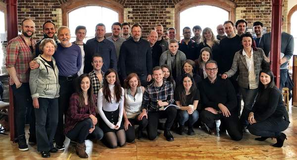 Photo Flash: Full Cast, Creative Team of Charing Cross' TITANIC Gather for First Rehearsal 