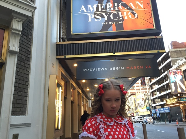 Photo Flash: The RUTHLESS! Tina Denmark Stalks AMERICAN PSYCHO Image