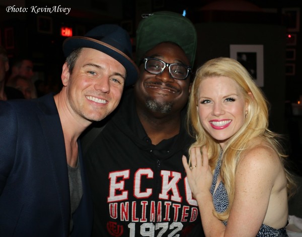 Brian Gallagher, Chris Loftlin and Megan Hilty Photo