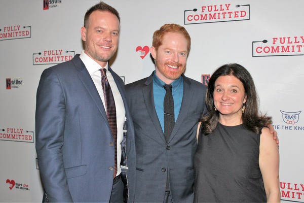 Jason Moore, Jesse Tyler Ferguson and Becky Mode Photo