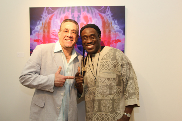 Photo Flash: Grammy Winner Will Calhoun Performs at Opening Reception for Solo Exhibit at Casita Maria Gallery 