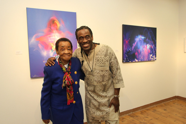 Will Calhoun with his mother.  Photo