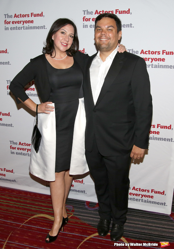 Kristen Anderson-Lopez and Robert Lopez  Photo
