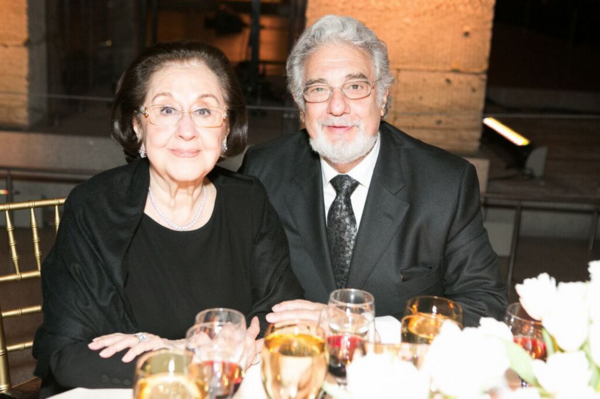 Marta Domingo, Placido Domingo Photo