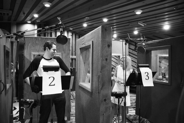 Photo Flash: In the Recording Studio with the Cast of SHE LOVES ME! Image