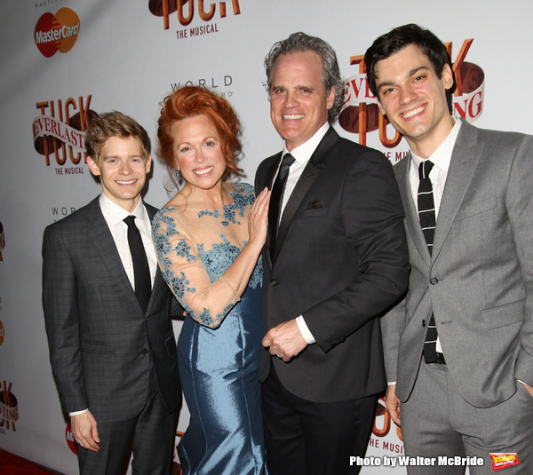 Andrew Keenan-Bolger, Carolee Carmello, Michael Park, and Robert Lenzi Photo