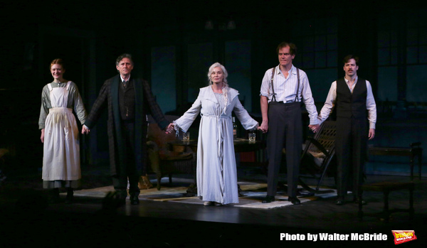 Colby Minifie, Gabriel Byrne, Jessica Lange, Michael Shannon and John Gallagher Jr.  Photo