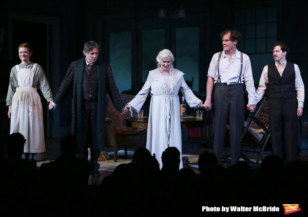 Colby Minifie, Gabriel Byrne, Jessica Lange, Michael Shannon and John Gallagher Jr.  Photo