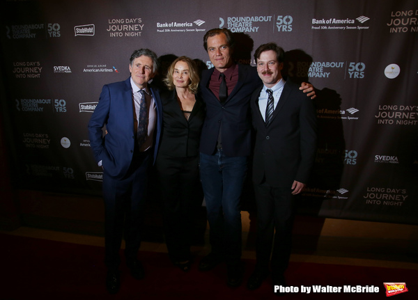 Gabriel Byrne, Jessica Lange, Michael Shannon, and John Gallagher Jr.  Photo