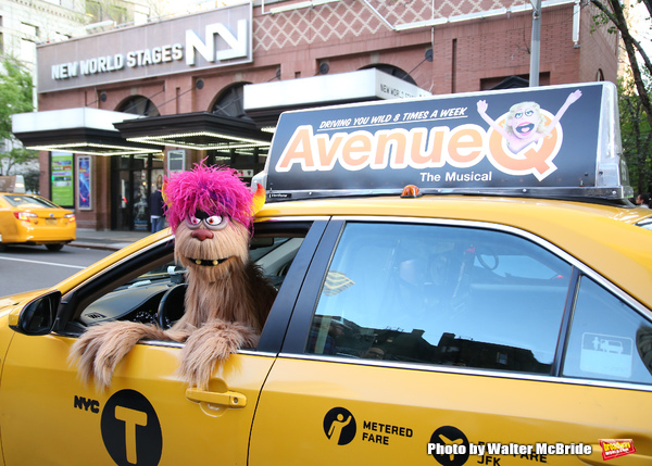 Photo Coverage: Trekkie Monster Debuts the New AVENUE Q Taxi! Image
