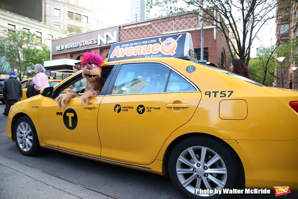 Photo Coverage: Trekkie Monster Debuts the New AVENUE Q Taxi! Image