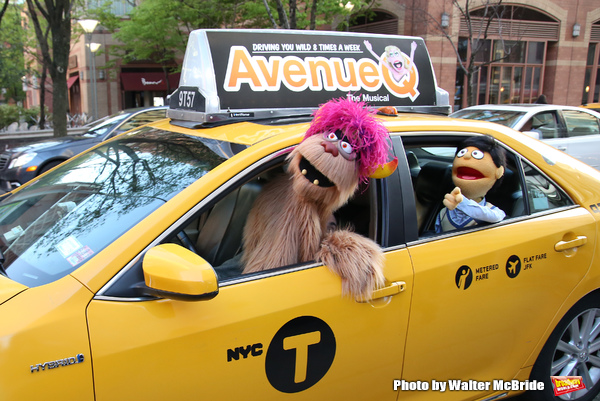 Photo Coverage: Trekkie Monster Debuts the New AVENUE Q Taxi! Image