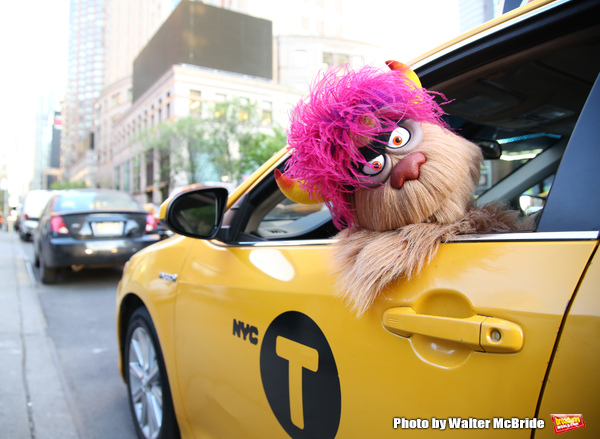 Photo Coverage: Trekkie Monster Debuts the New AVENUE Q Taxi! Image