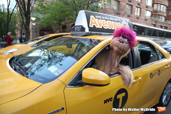 Photo Coverage: Trekkie Monster Debuts the New AVENUE Q Taxi! Image