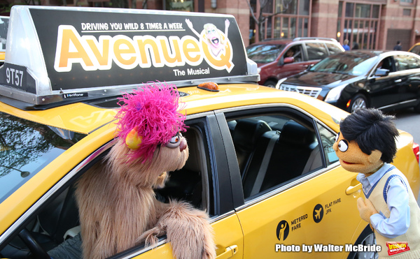 Photo Coverage: Trekkie Monster Debuts the New AVENUE Q Taxi! Image
