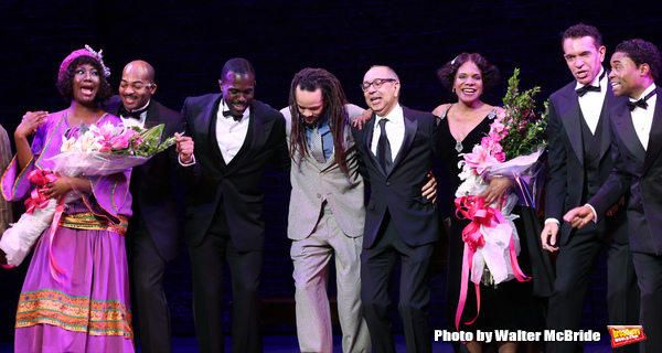 Amber Iman, Brandon Victor Dixon, Joshua Henry, Savion Glover, George C. Wolfe, Audra Photo