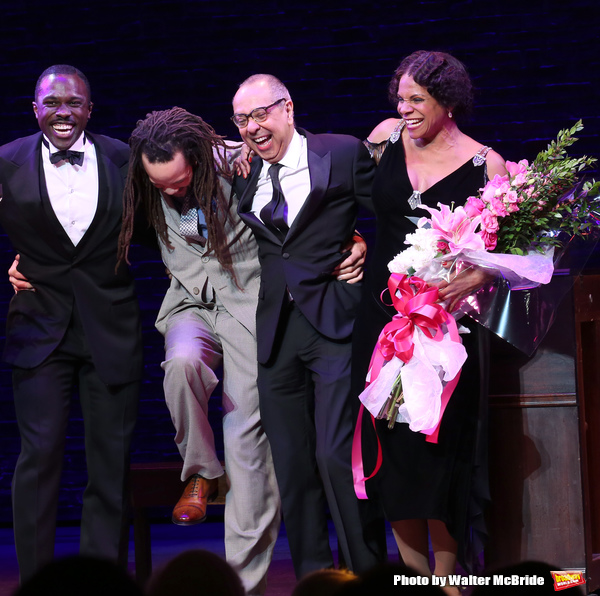 Joshua Henry, Savion Glover, George C. Wolfe, Audra McDonald  Photo