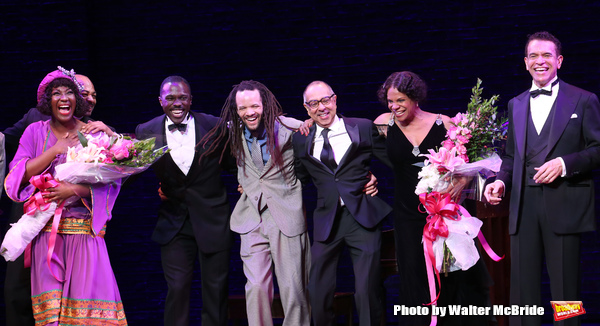 Amber Iman, Brandon Victor Dixon, Joshua Henry, Savion Glover, George C. Wolfe, Audra Photo