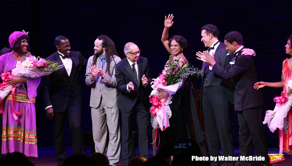 Amber Iman, , Joshua Henry, Savion Glover, George C. Wolfe, Audra McDonald, Brian Sto Photo