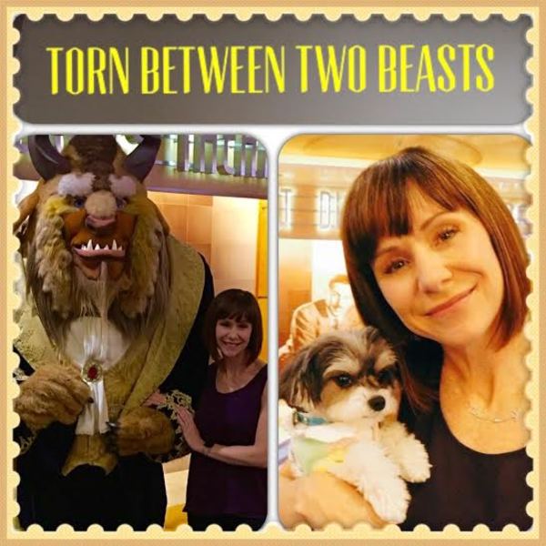 Photo Flash: Broadway's Susan Egan Poses with Tinkerbelle the Dog Aboard the Disney Magic Image