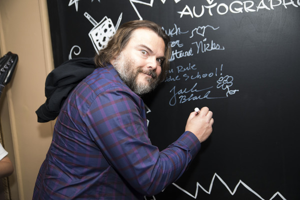 Photo Flash: Jack Black & Paul Rudd Visit Broadway's SCHOOL OF ROCK! Image