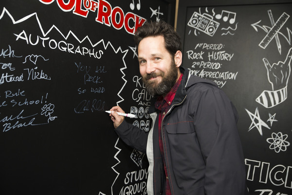 Photo Flash: Jack Black & Paul Rudd Visit Broadway's SCHOOL OF ROCK! Image