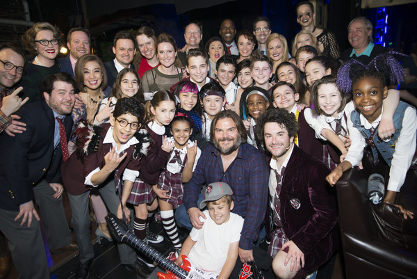 Photo Flash: Jack Black & Paul Rudd Visit Broadway's SCHOOL OF ROCK! Image