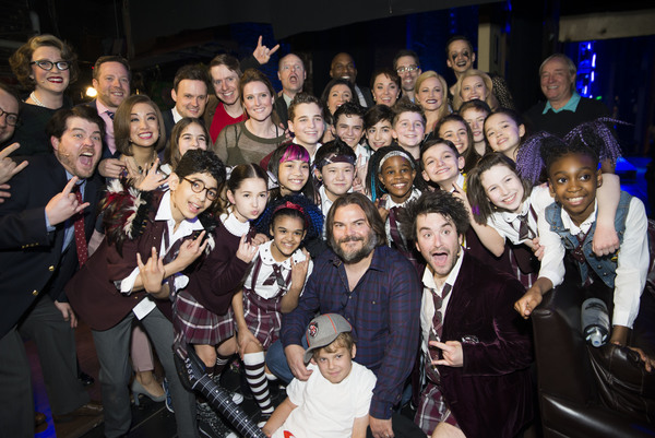 Photo Flash: Jack Black & Paul Rudd Visit Broadway's SCHOOL OF ROCK! Image
