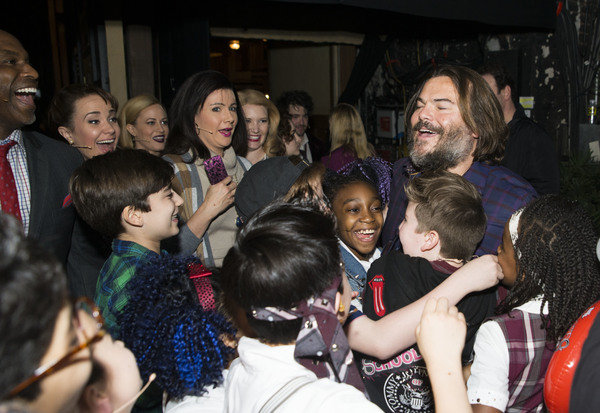 Photo Flash: Jack Black & Paul Rudd Visit Broadway's SCHOOL OF ROCK! Image