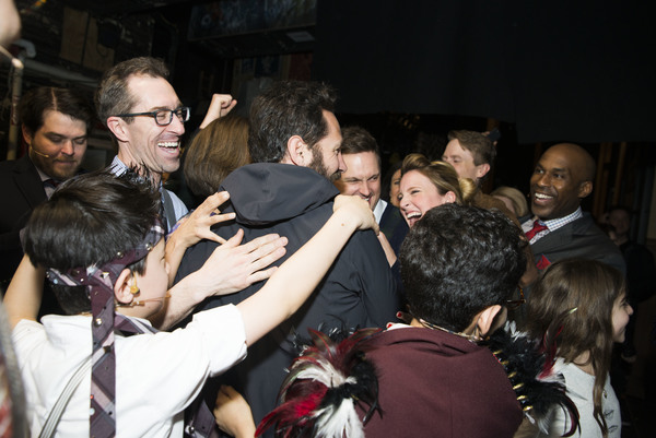 Photo Flash: Jack Black & Paul Rudd Visit Broadway's SCHOOL OF ROCK! Image
