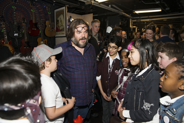 Photo Flash: Jack Black & Paul Rudd Visit Broadway's SCHOOL OF ROCK! Image
