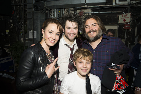 Photo Flash: Jack Black & Paul Rudd Visit Broadway's SCHOOL OF ROCK! Image