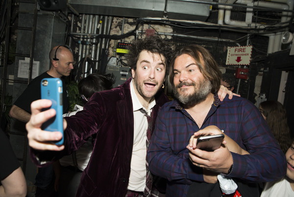 Photo Flash: Jack Black & Paul Rudd Visit Broadway's SCHOOL OF ROCK! Image