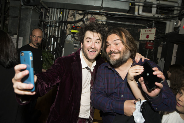 Photo Flash: Jack Black & Paul Rudd Visit Broadway's SCHOOL OF ROCK! Image
