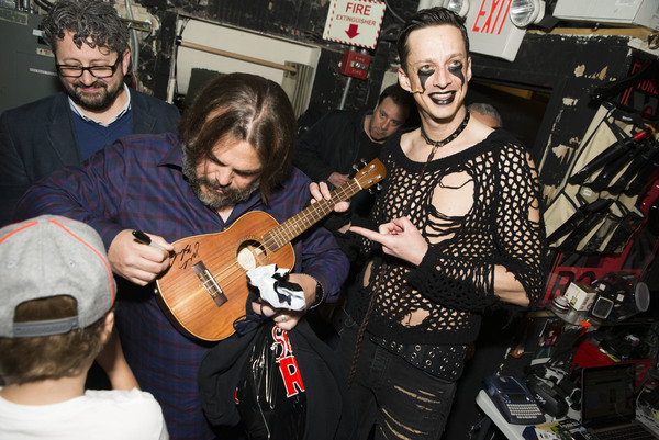 Photo Flash: Jack Black & Paul Rudd Visit Broadway's SCHOOL OF ROCK! Image