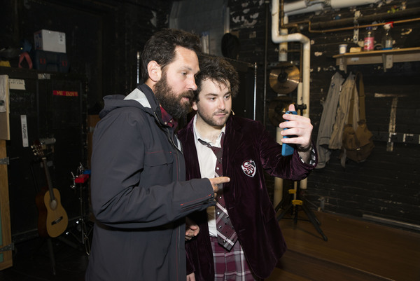 Photo Flash: Jack Black & Paul Rudd Visit Broadway's SCHOOL OF ROCK! Image