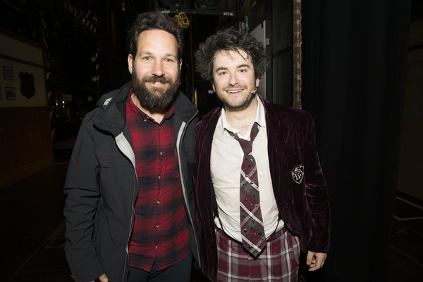 Photo Flash: Jack Black & Paul Rudd Visit Broadway's SCHOOL OF ROCK! Image