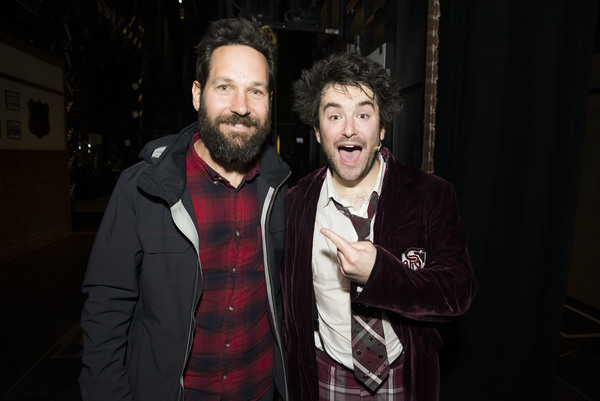 Photo Flash: Jack Black & Paul Rudd Visit Broadway's SCHOOL OF ROCK! Image