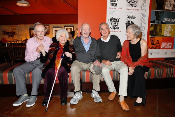 James Greene, Charlotte Rae, cast member/ Alan Mandell and Barry McGovern and Anne Gee Byrd  at 