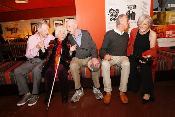 Cast members James Greene, Charlotte Rae, cast member/director Alan Mandell and cast  Photo